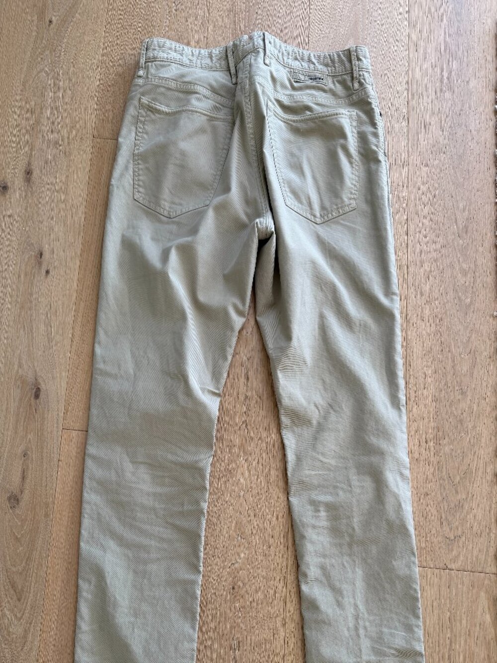 Men's Incotex Ray Regular 5-Pocket Pants Light Khaki Size 38 (Fits 37x32)